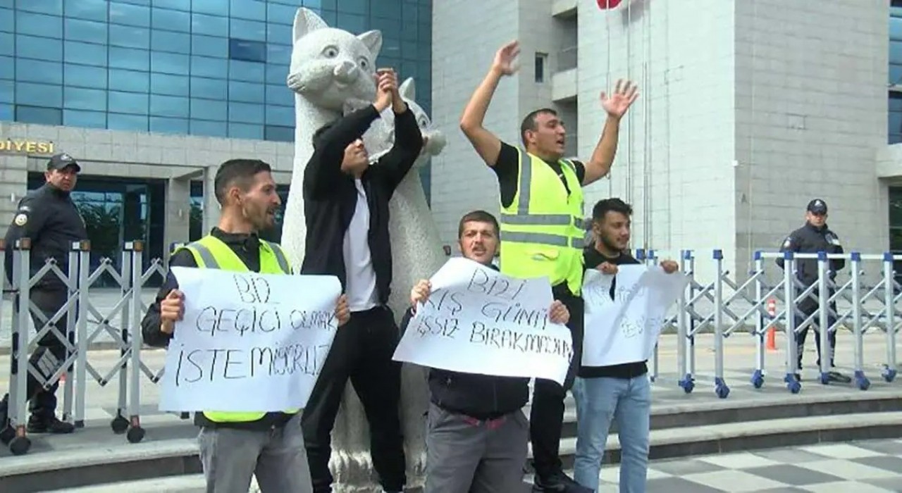 İşçilerden Mansur Yavaşa tepki