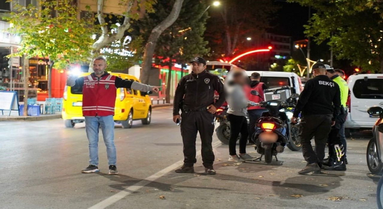 Ispartada motosiklet ve motorlu bisikletlere yönelik denetim