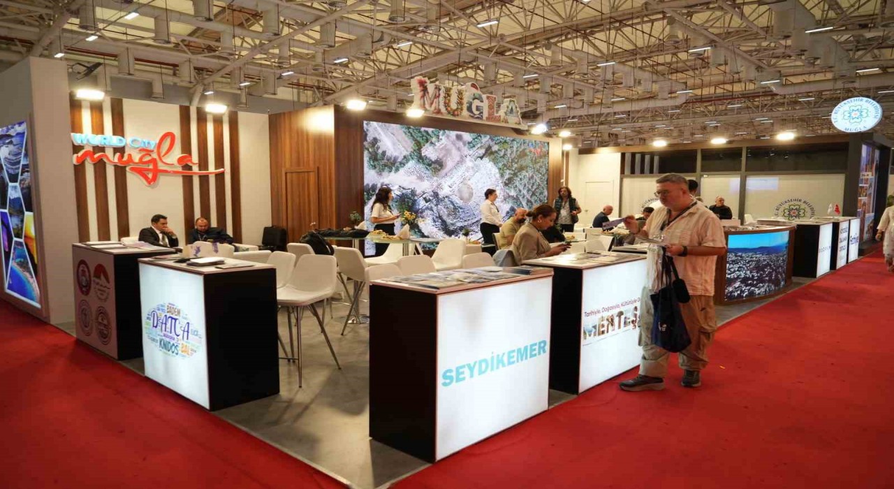 İstanbul Turizm Fuarında Muğla rüzgarı esti