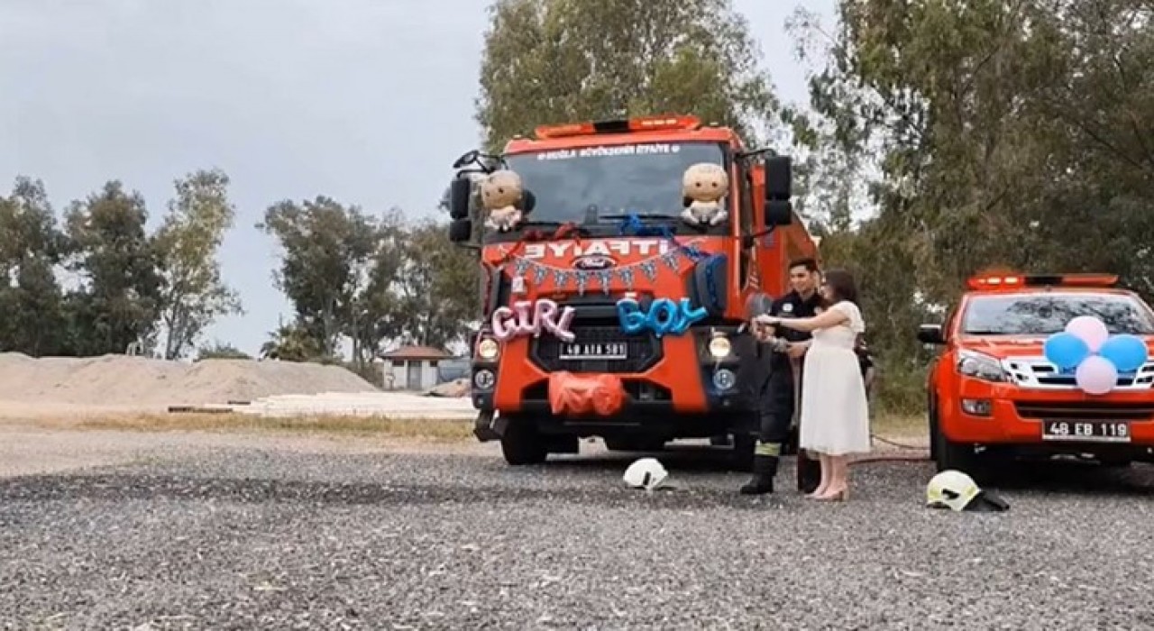 İtfaiye erinden sıra dışı cinsiyet belirleme sürprizi