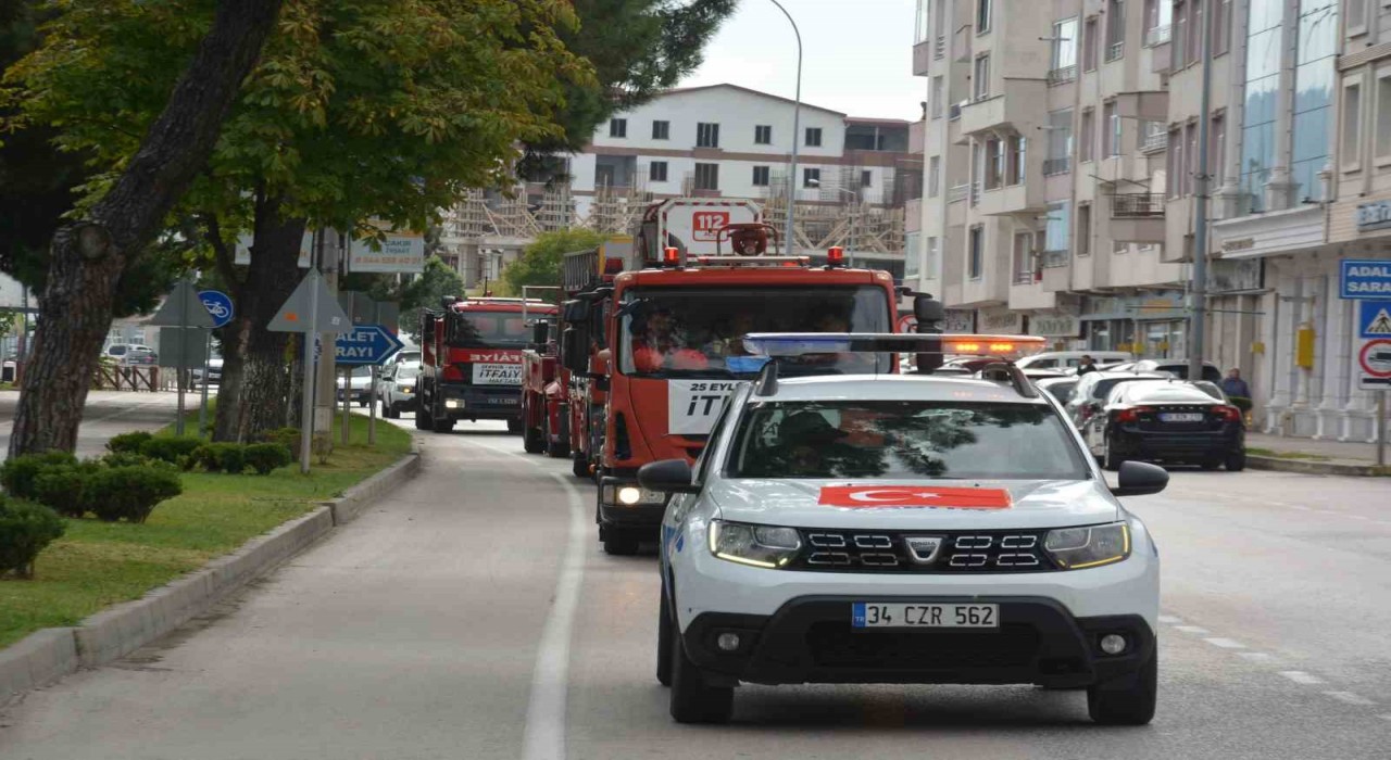 İtfaiyenin kuruluş yıl dönümü kutlaması