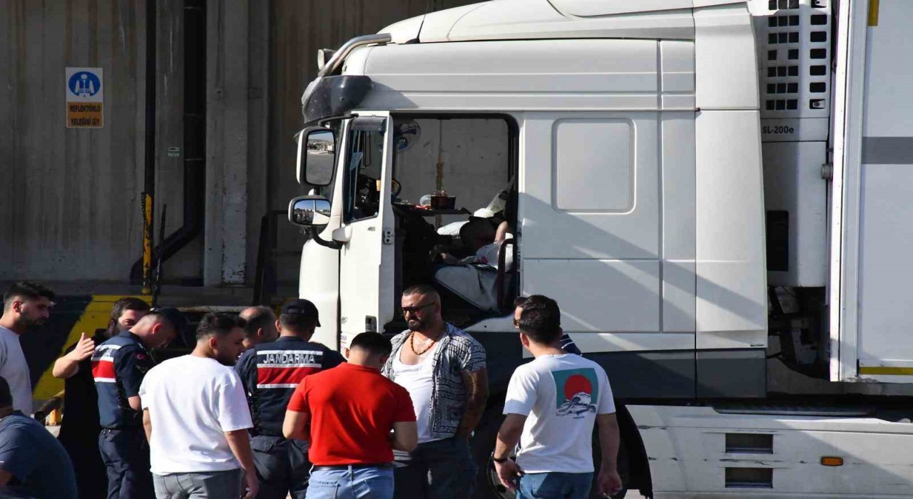 İzmirde tır sürücüsü araç içerisinde ölü bulundu