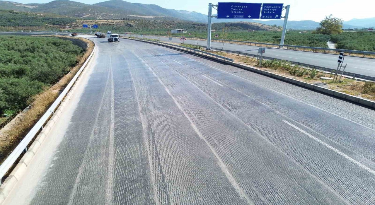 İznik çevre yolunda son dokunuş