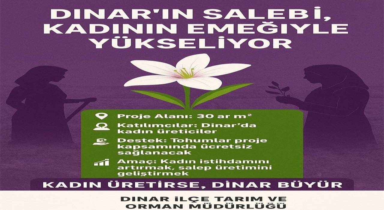 Kadın çiftçiler için ‘Salep Yetiştiriciliği projesi başlatıldı