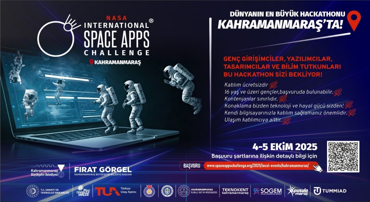 Kahramanmaraşta NASA Space Apps Challenge organizasyonu