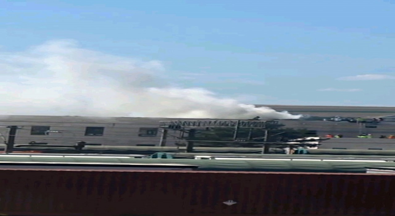 Kapıkule Gar Binasında yangın paniği