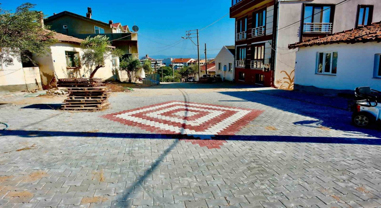 Karabigada 18 futbol sahası büyüklüğünde alanda üst yapı çalışmaları tamamlandı