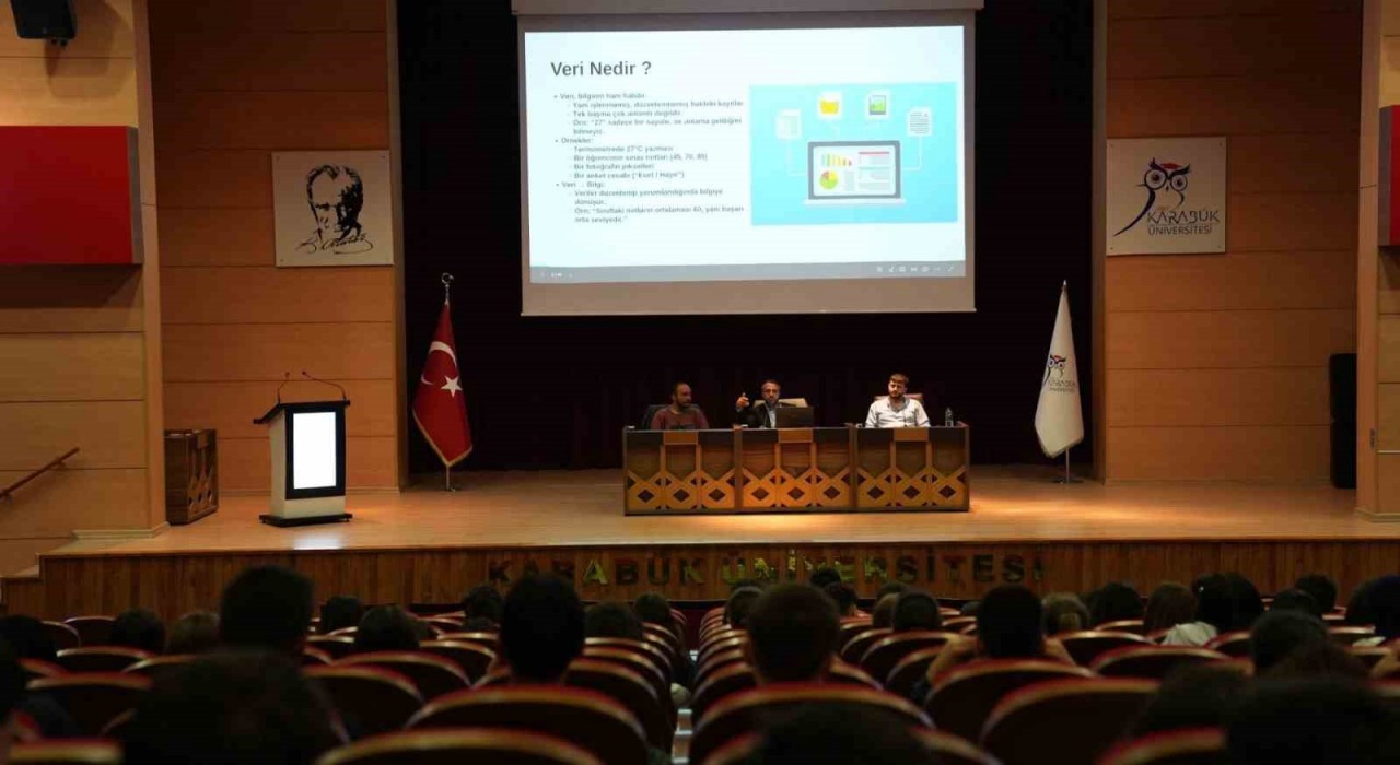 Karabük Üniversitesinde Yapay Zekâ söyleşisi Lise öğrencileriyle buluştu
