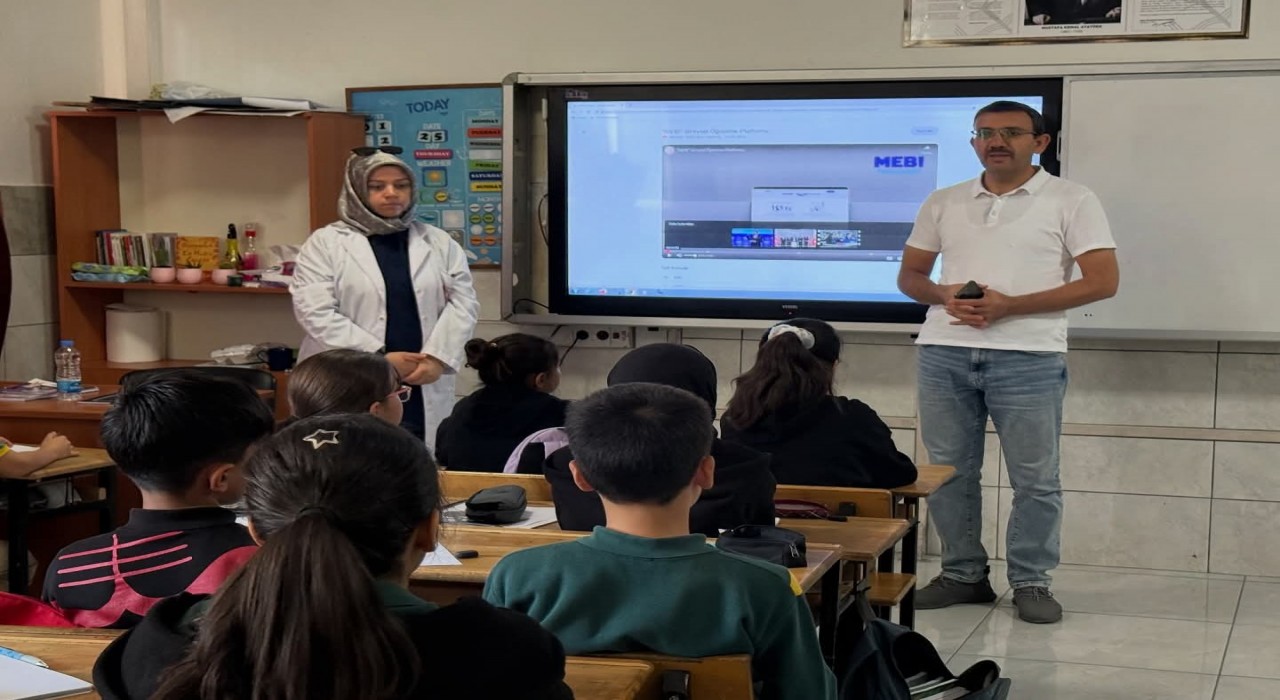 Karapınarda MEBİ Bireysel Öğrenme Platformu tanıtım etkinliği gerçekleştirildi