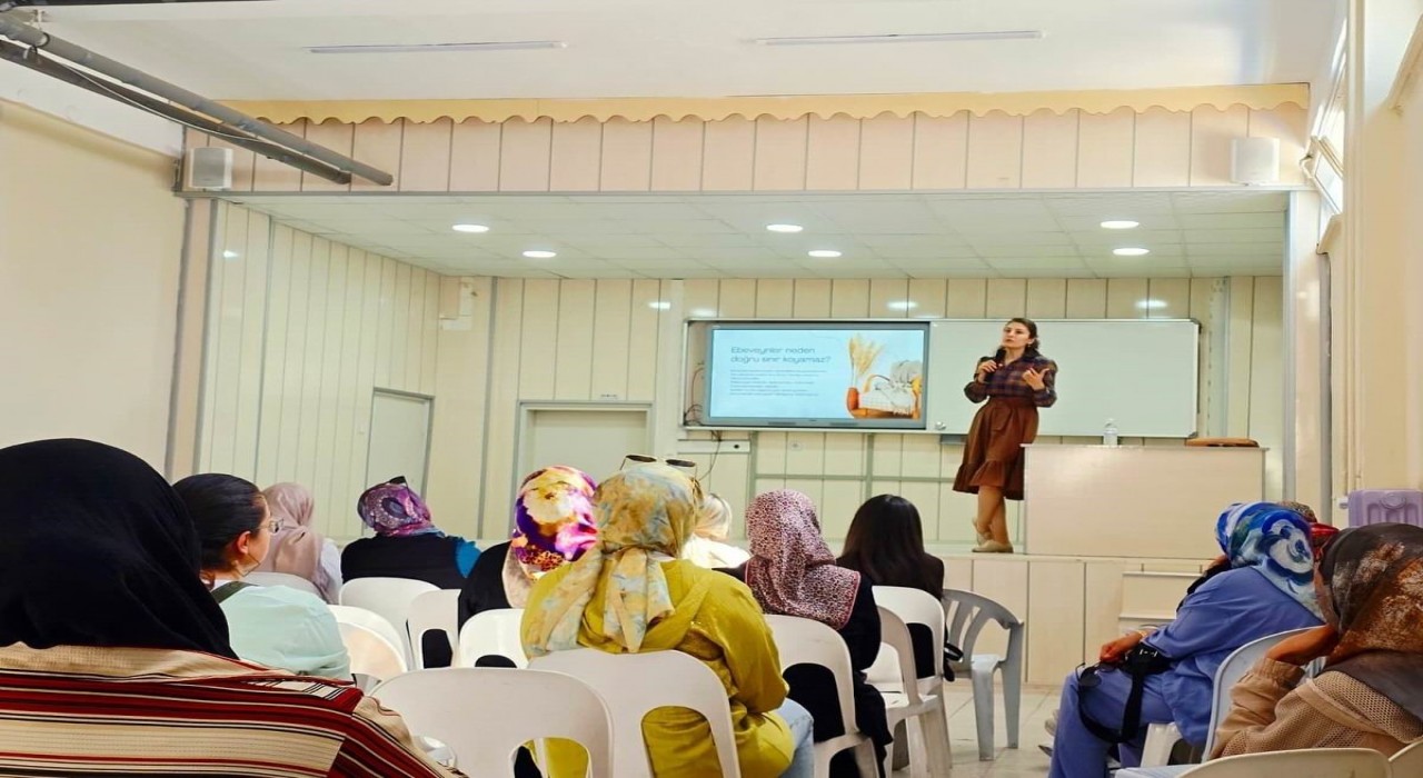 Karapınarda okul öncesi çocuklara çevre bilinci konulu konferans