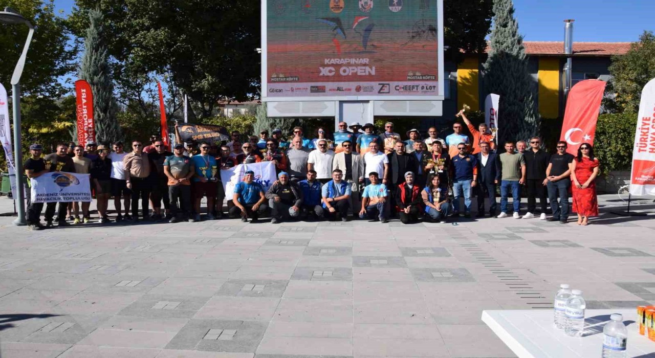 Karapınarda Yamaç Paraşütü Dünya Kupası Ön Eleme Şampiyonası sona erdi