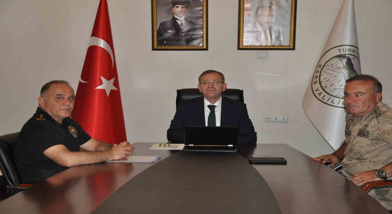 Karsta Ağustos ayı asayiş ve güvenlik toplantısı yapıldı