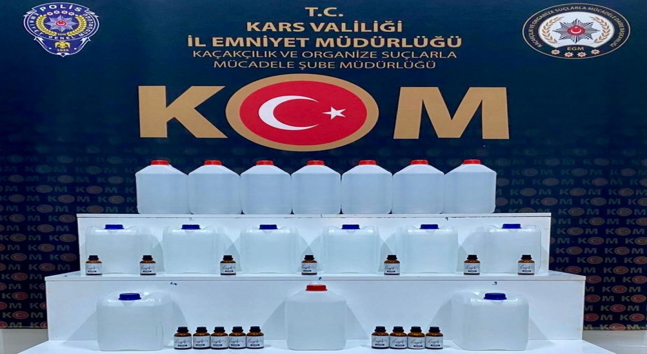 Karsta sahte içki operasyonu