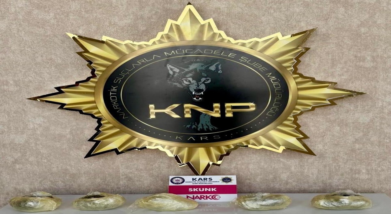 Karsta uyuşturucu ele geçildi