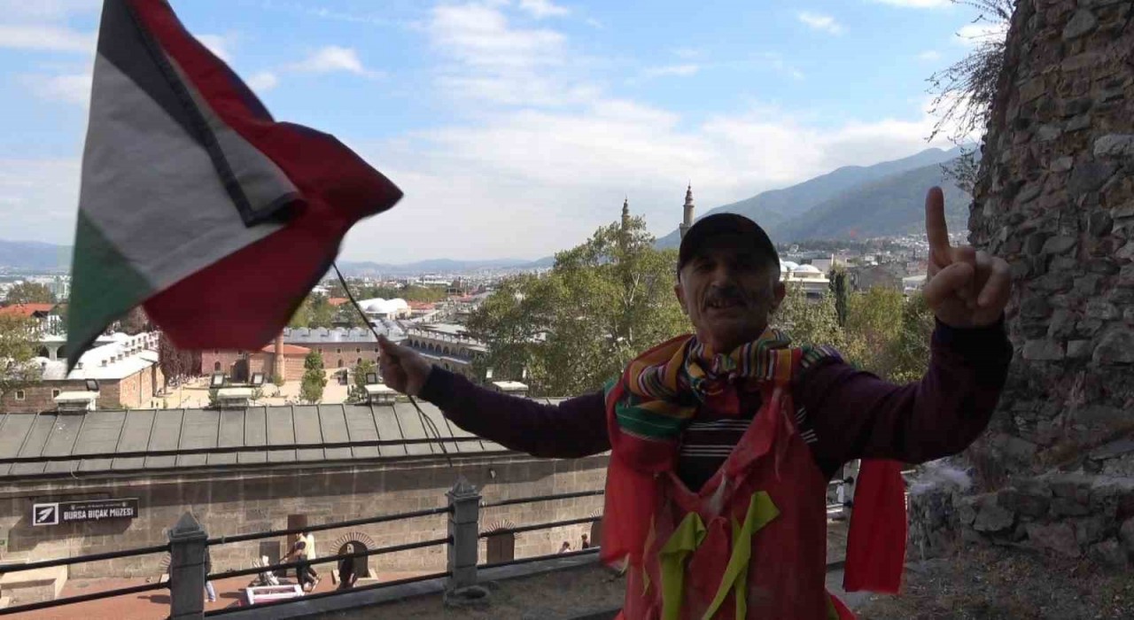 Kartal oldu, ayı oldu, arı oldu şimdi de Filistine böyle destek oldu