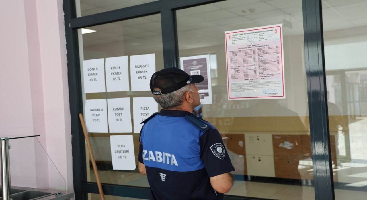 Kartepede okul kantinlerine hijyen ve gıda güvenliği denetimi