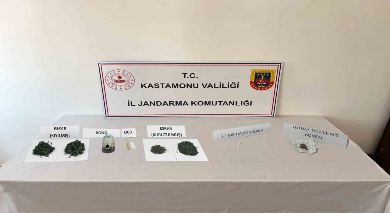 Kastamonuda uyuşturucu operasyonları: 2 gözaltı