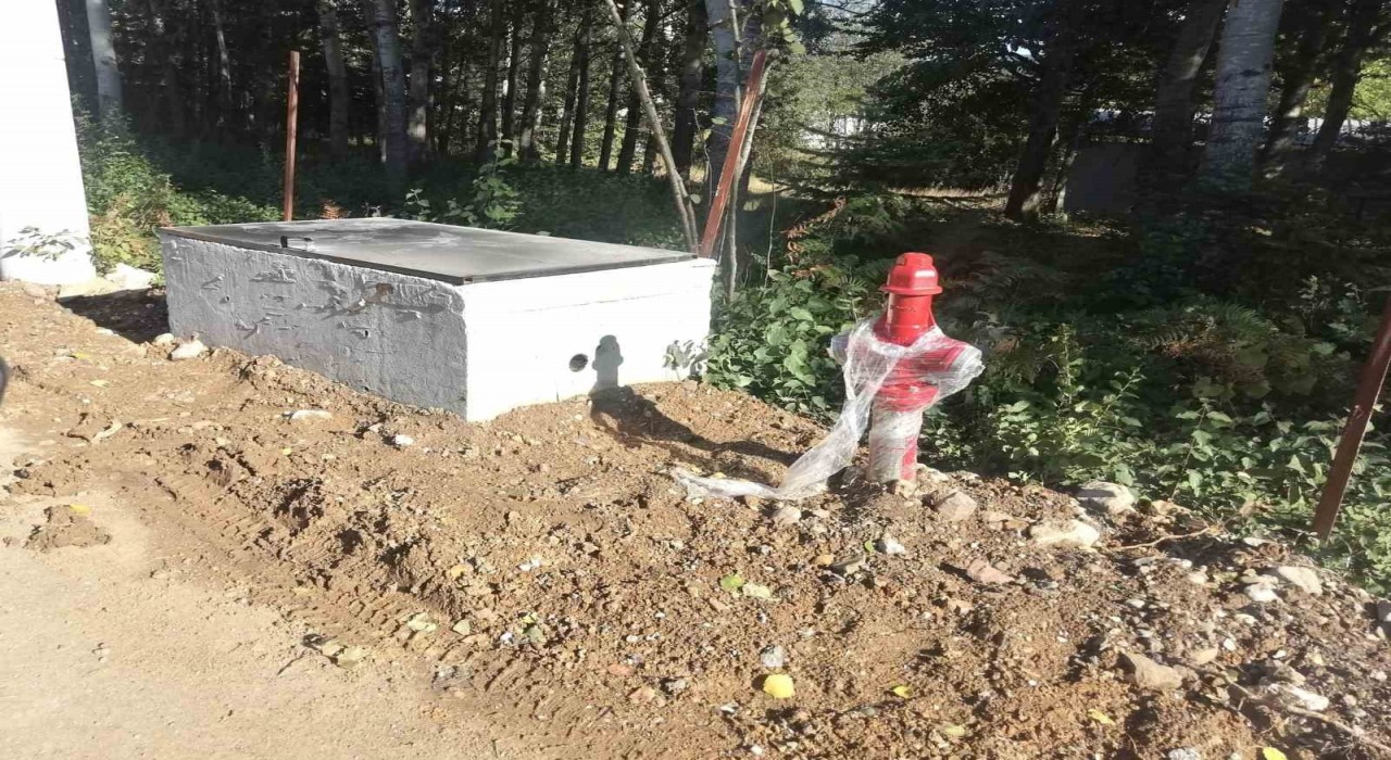 Kaynaşlıda köylerin içme suyu zenginleştiriliyor