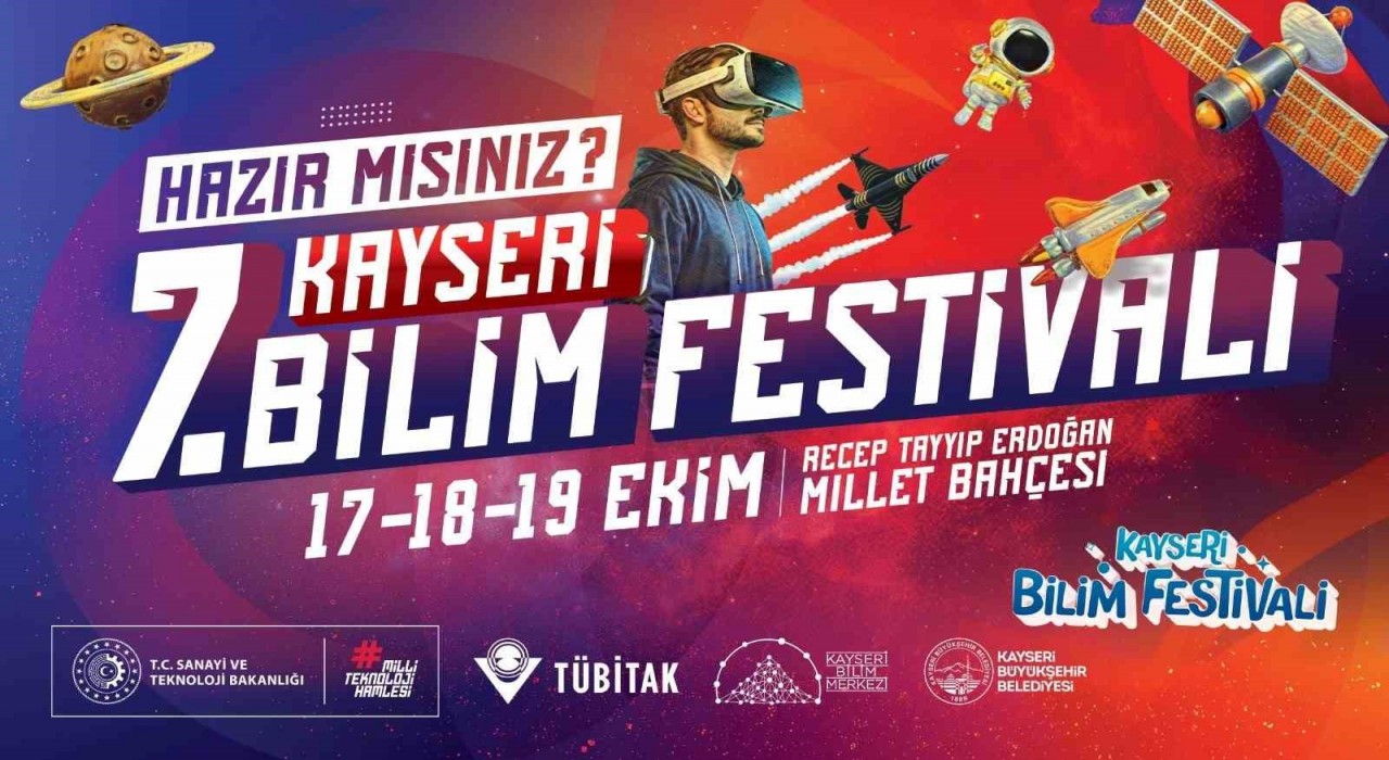 Kayseri 7. Bilim Festivali başlıyor