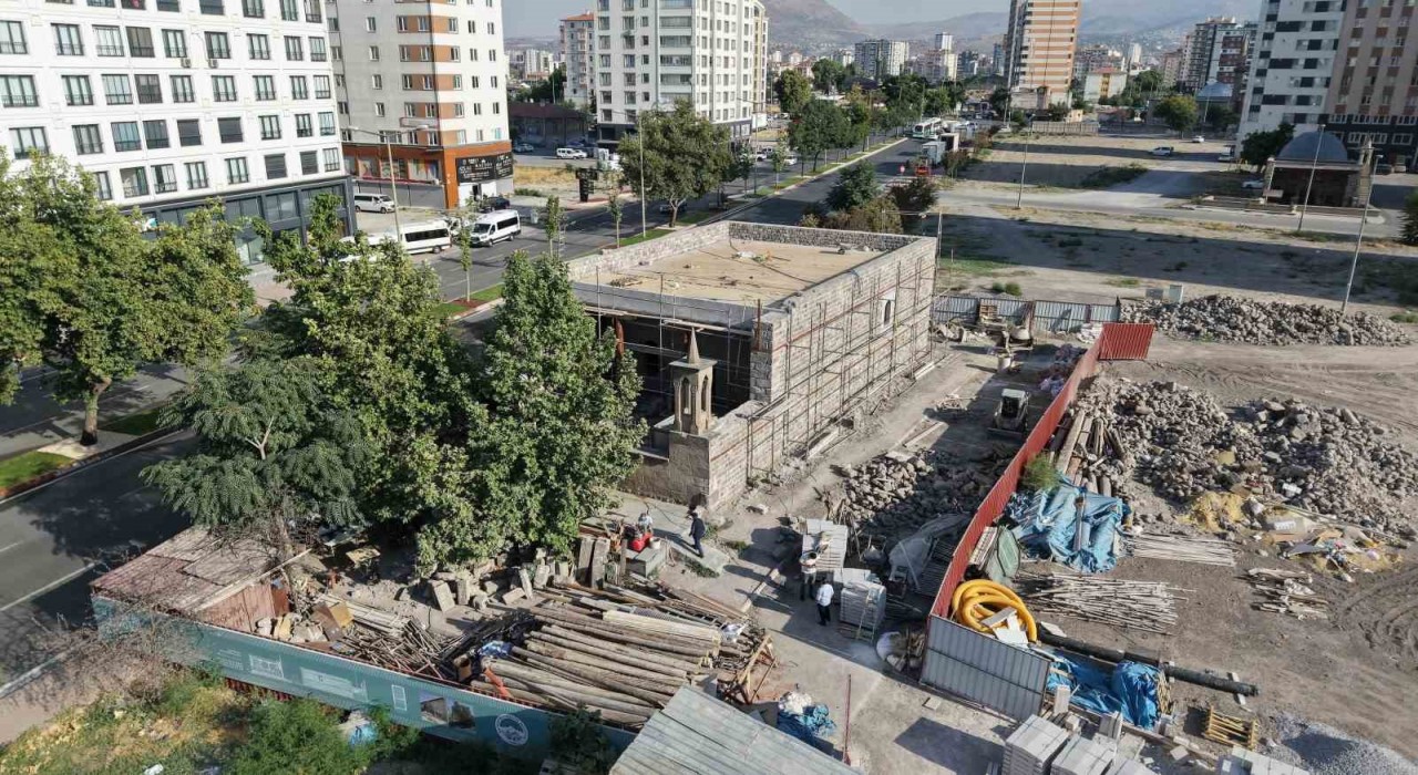 Kayseri Büyükşehirden tarihe vefa: Tasmakıran Camii Ramazanda ibadete açılıyor