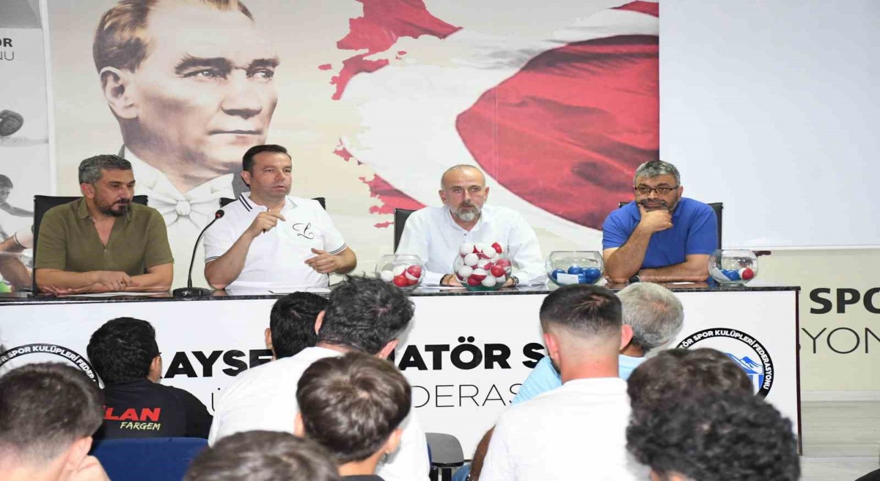 Kayseri U18 Ligi fikstürü çekildi