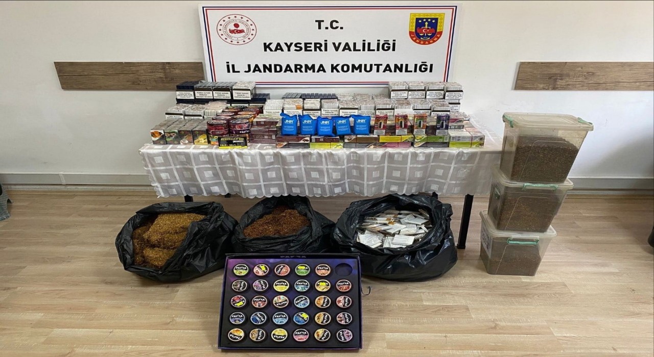 Kayseride 20 bin 980 adet doldurulmuş makaron ele geçirildi: 2 gözaltı