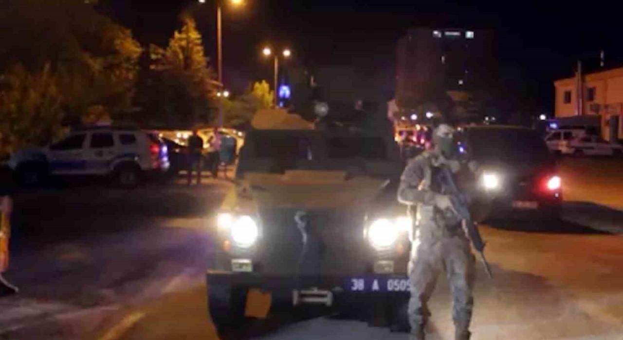 Kayseride 280 personelle uyuşturucu operasyonu