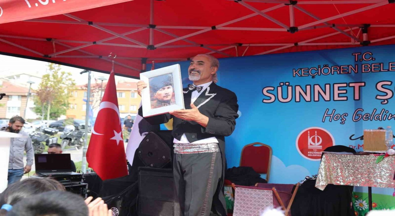 Keçiörende sünnet şöleni coşkusu