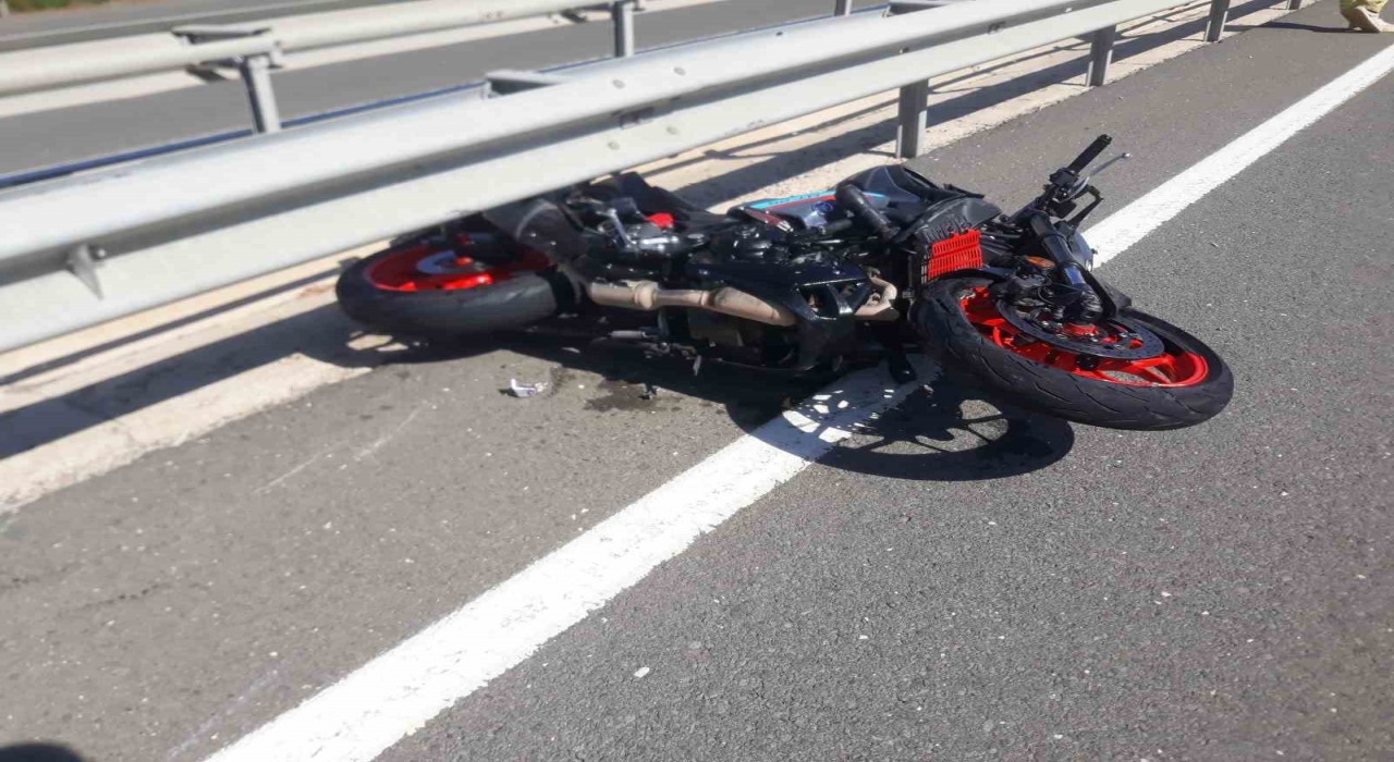 Keşanda otomobille motosiklet çarpıştı: 1 yaralı