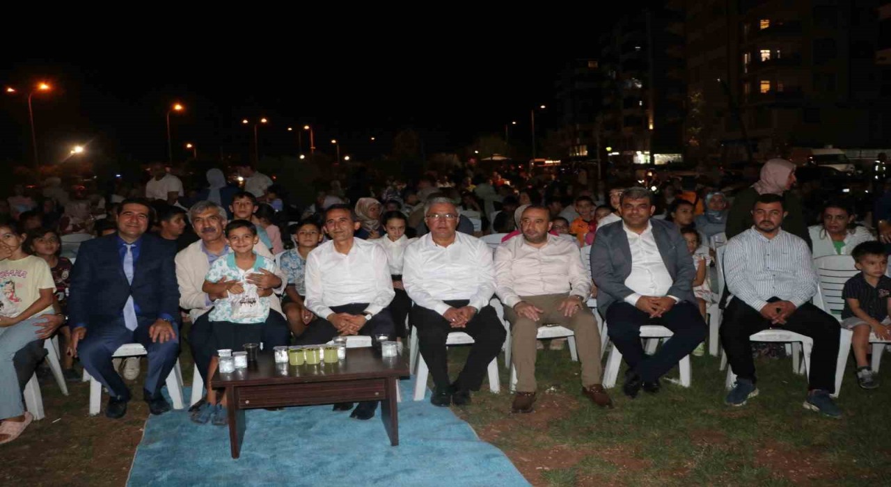 Kiliste açık hava sineması etkinliği yoğun ilgi gördü