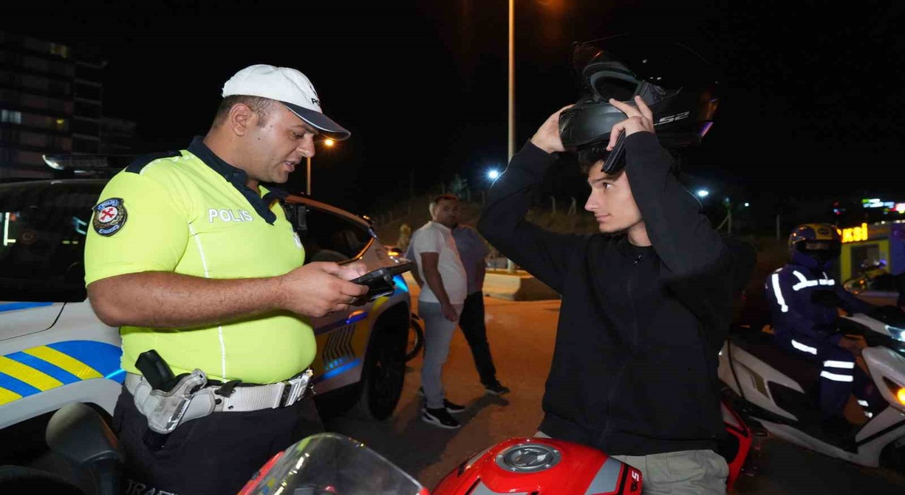 Kırıkkalede motosiklet denetimleri kask kullanımını artırdı