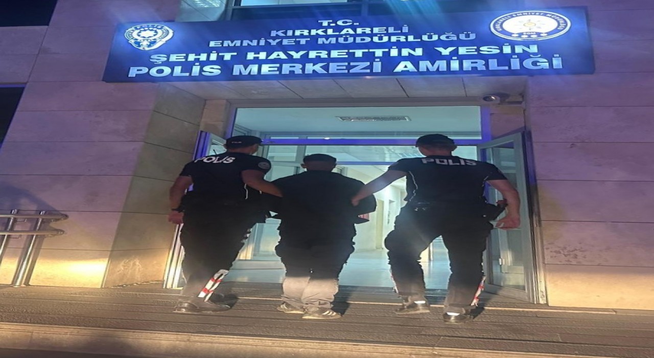 Kırklarelinde 44 yıl hapis cezası olan bir hükümlü yakalandı