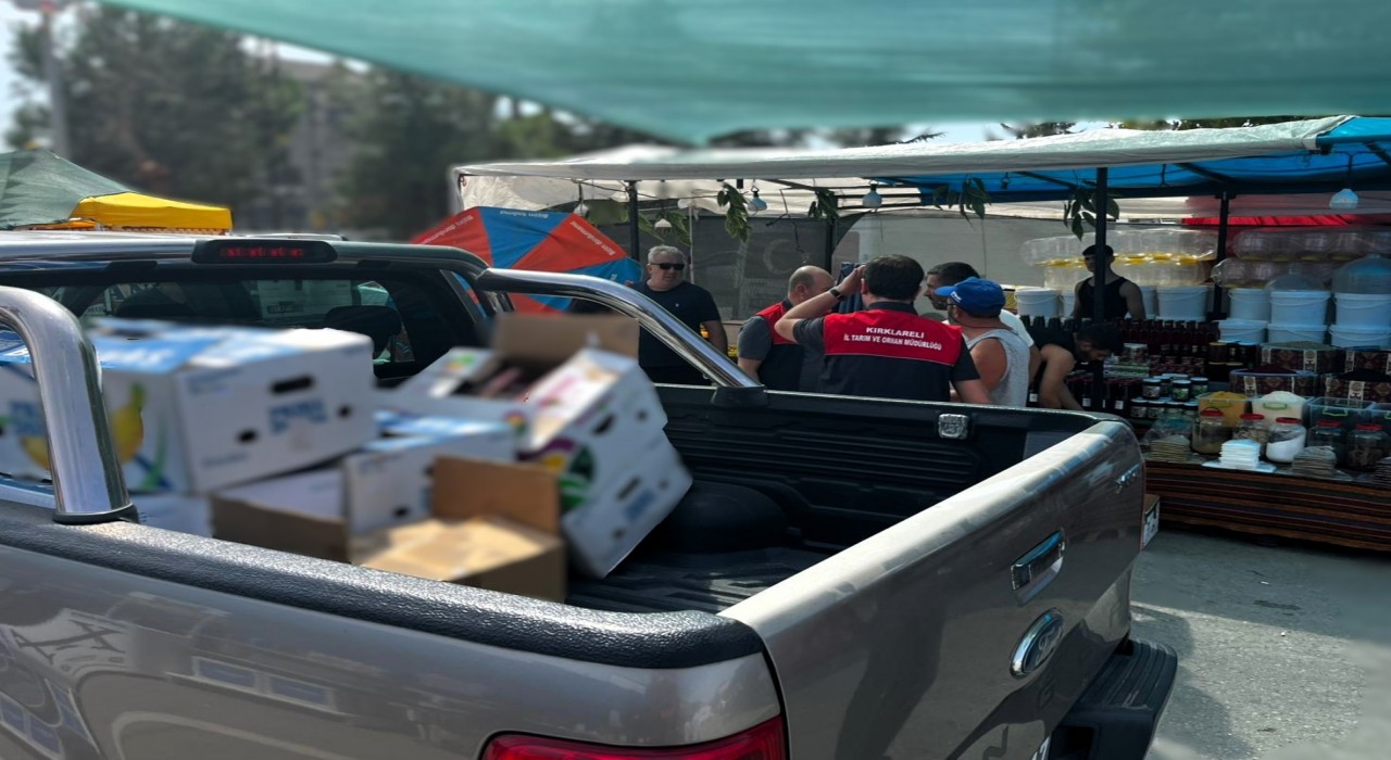 Kırklarelinde gıda denetimi: Tüketim tarihi geçmiş ürünlere el konuldu