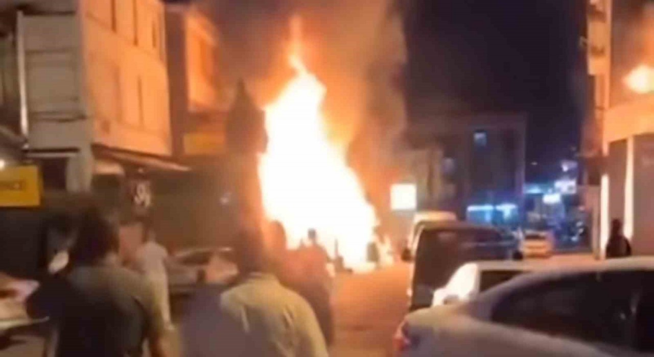 Kırşehirde hırdavat dükkanında yangın: 1 yaralı