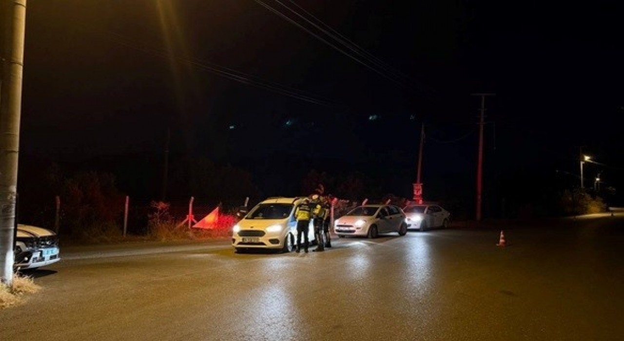 Kızılcaköyde 43 araç, 71 şahıs kontrol edildi