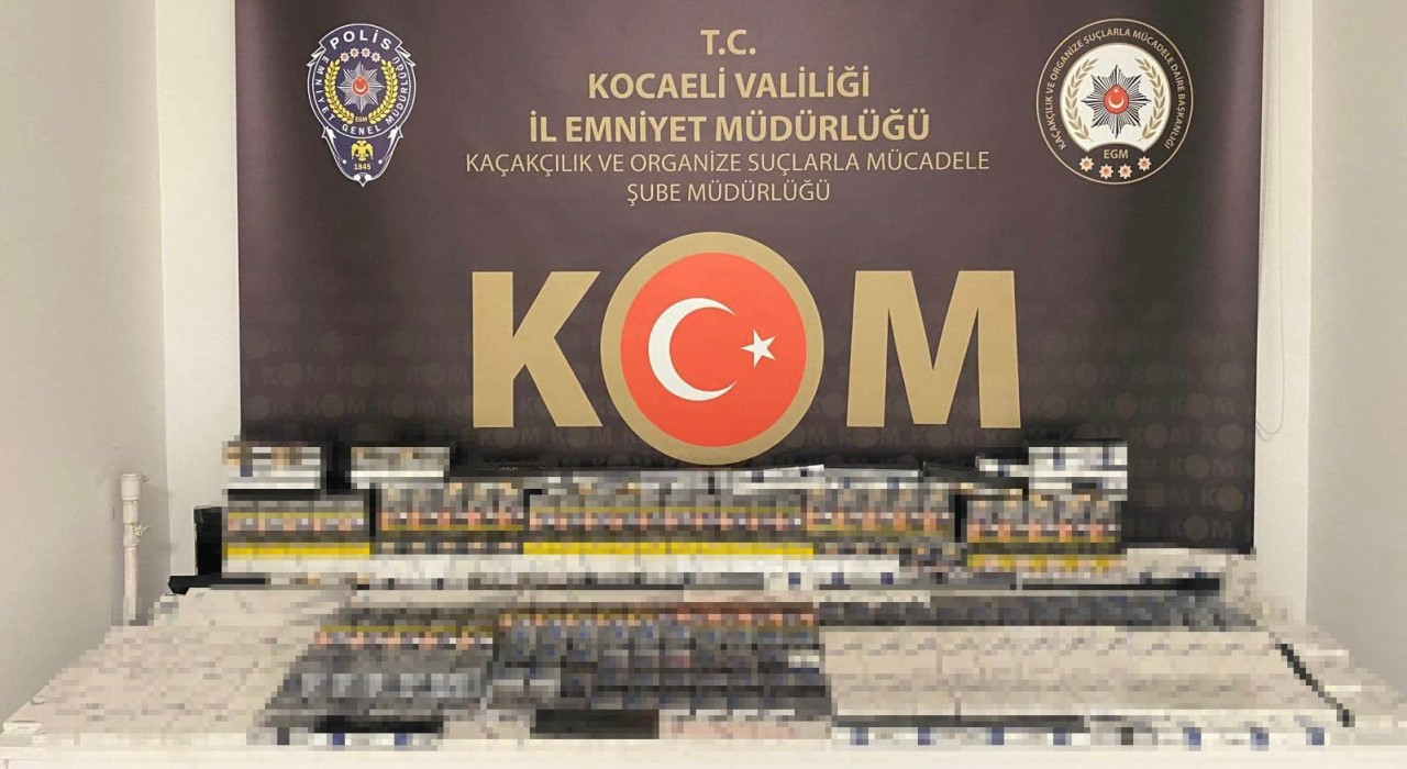 Kocaelide 700 paket gümrük kaçağı sigara ele geçirildi