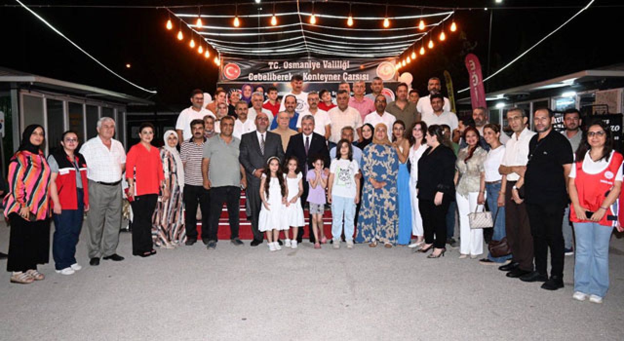 Konteyner Çarşı’da Kır Düğün Alanı Oluşturuldu