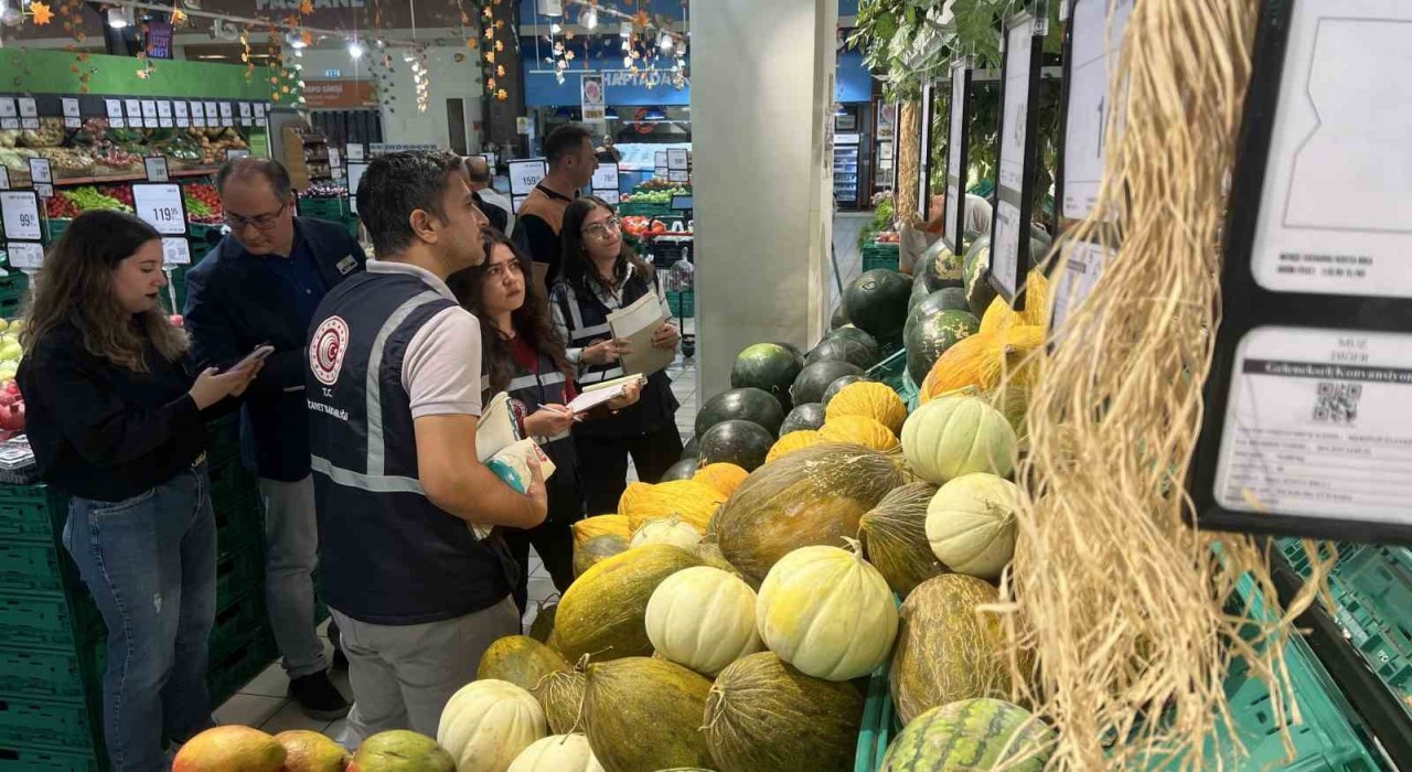 Konyada marketlerde fiyat denetimi