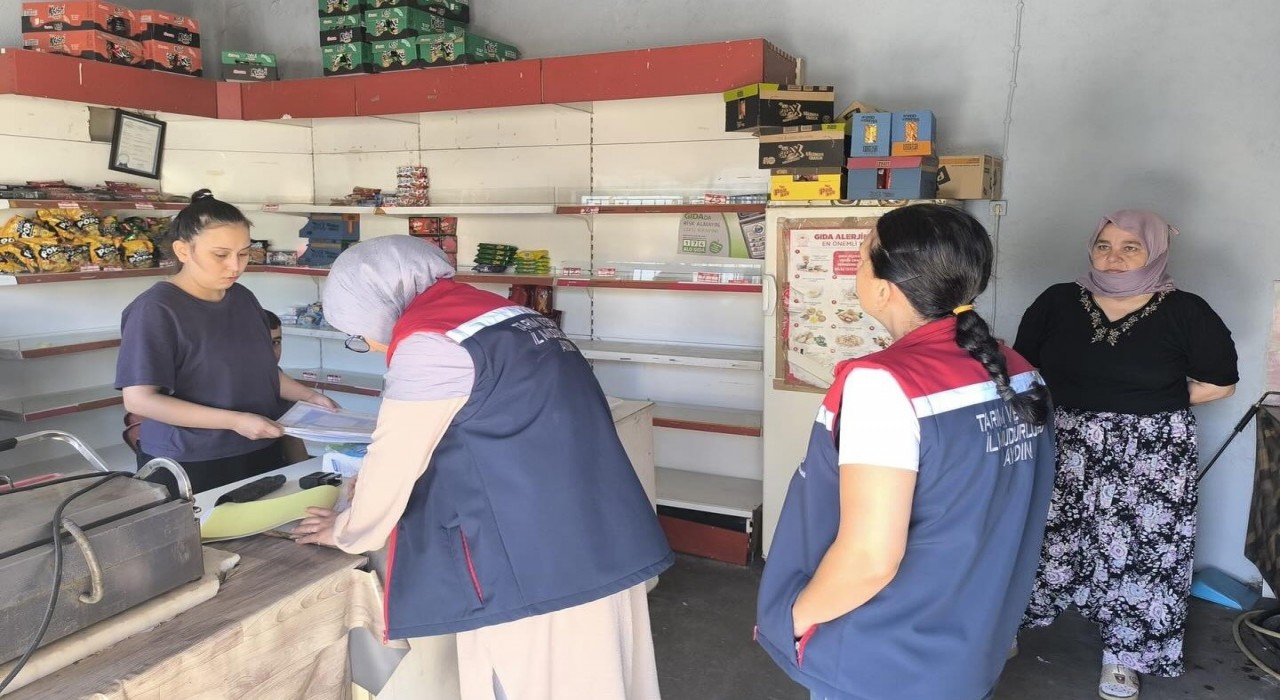 Köşkte okul kantinleri denetlendi