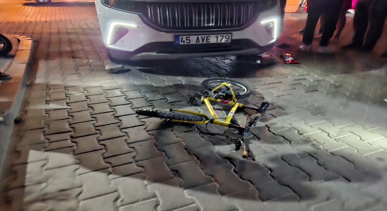 Kulada otomobil ile bisiklet çarpıştı: 11 yaşındaki çocuk ağır yaralandı