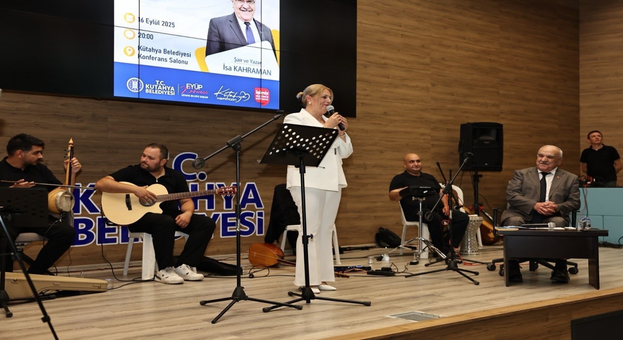 Kütahya Belediyesinden İsa Kahraman Saygı ve Şiir Akşamı etkinliği