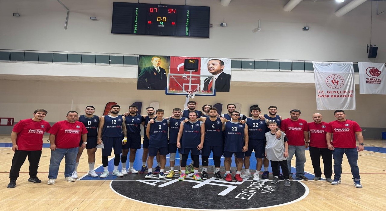 Kütahya Belediyespor Basketbol Takımı, ilk hazırlık karşılaşmasında galip