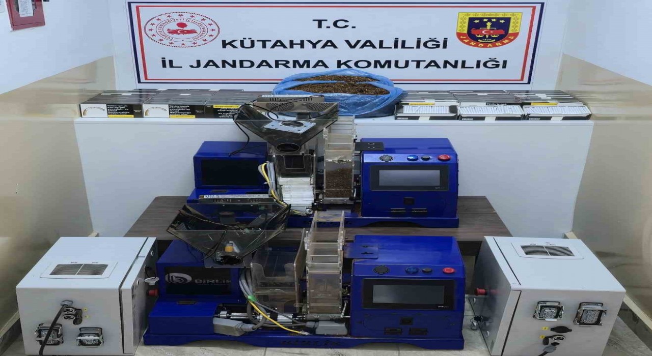 Kütahyada kaçak tütün operasyonu