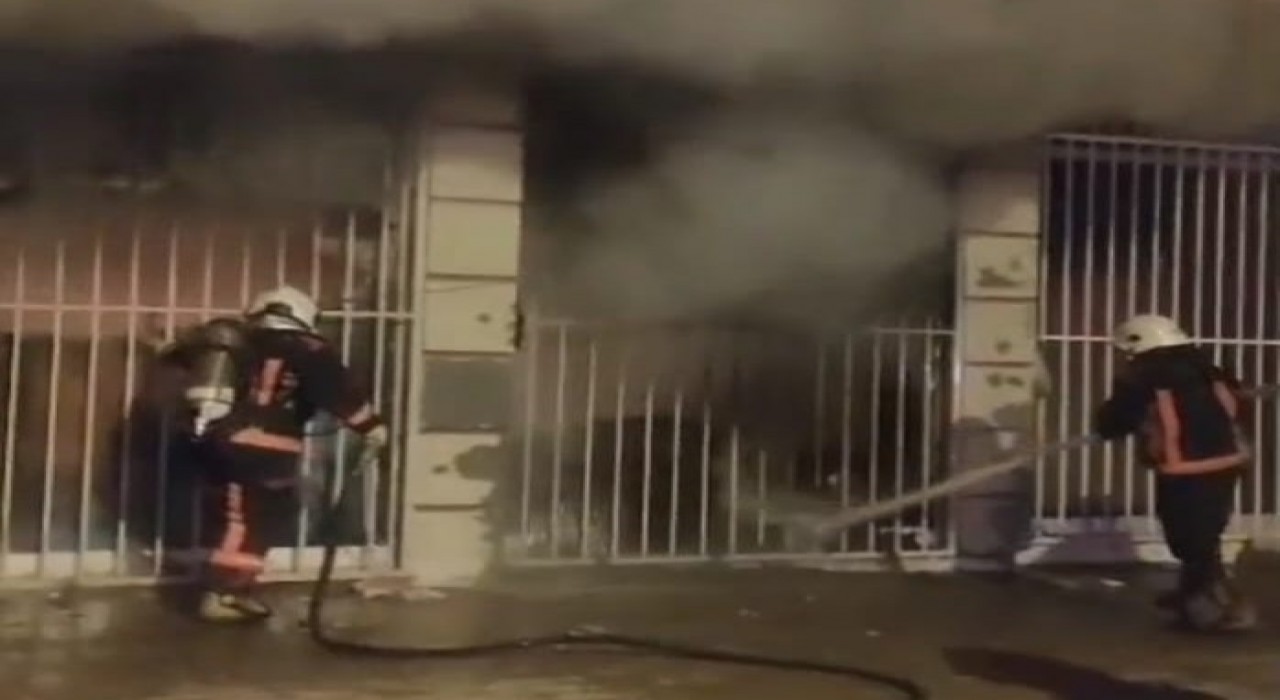 Malatyada tekstil atölyesinde korkutan yangın