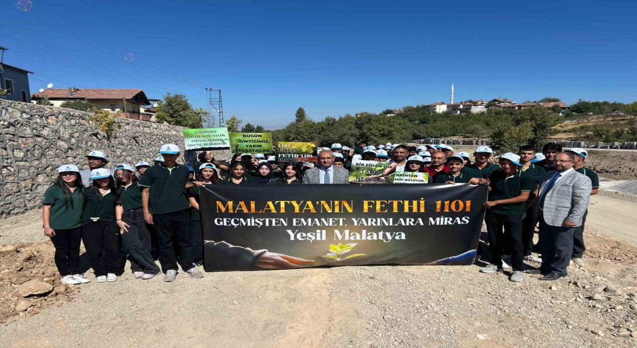 Malatyanın Fethinin 924. yılında bin 101 fidan toprakla buluştu