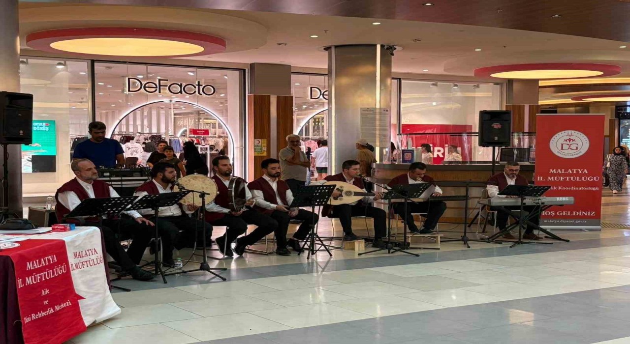 MalatyaPark AVMde Mevlit Kandili programı düzenlendi