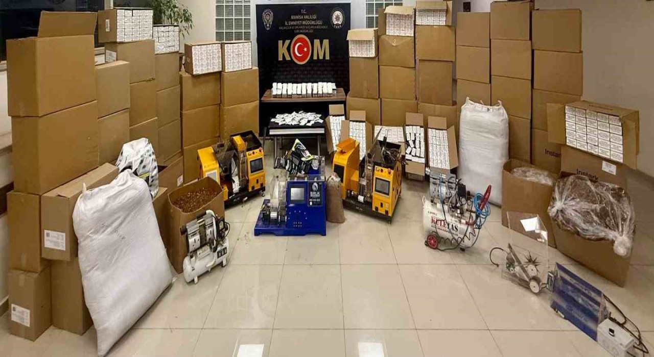 Manisada 35 şahıs kaçakçılık operasyonlarında gözaltına alındı