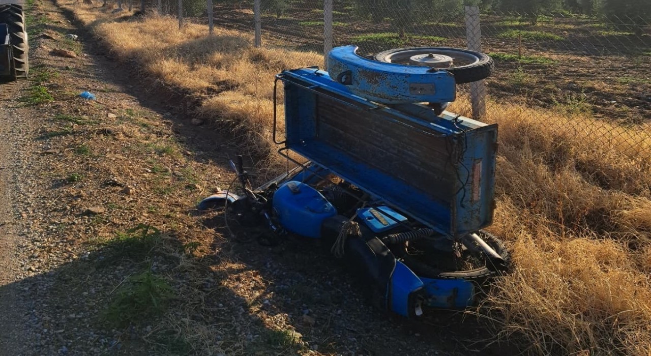 Manisada sepetli motosiklet can aldı