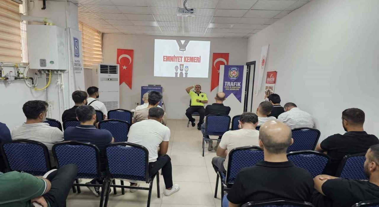 Mardinde hükümlülere trafik kuralları semineri düzenlendi