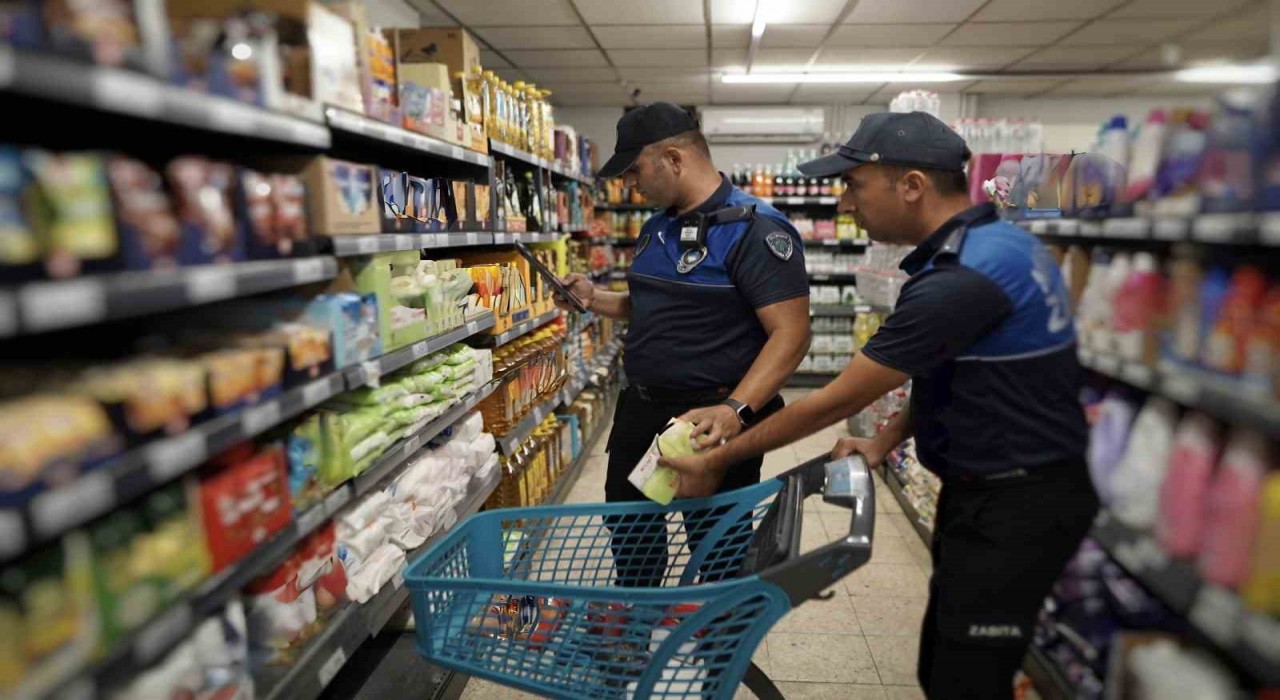 Melikgazi zabıtası market ve fırınlarda denetim yaptı